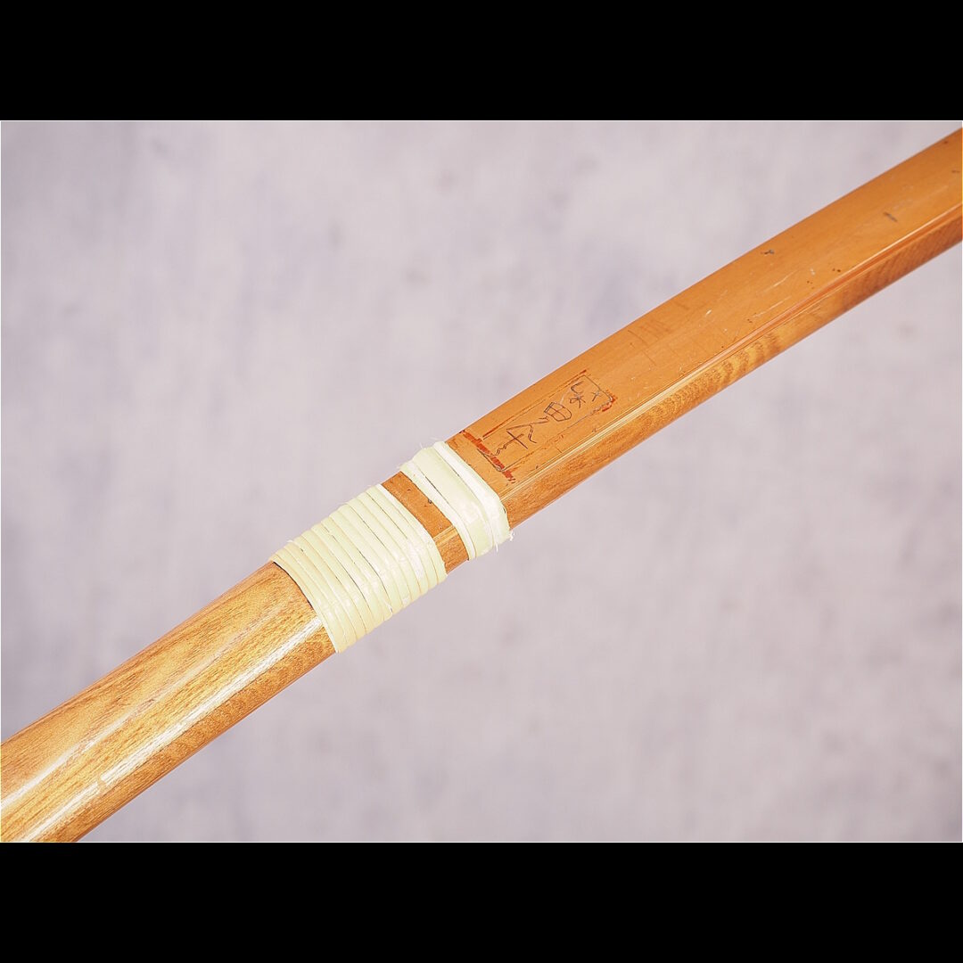 【柴田勘十郎】 13075 希少 龍杢 竹弓 17.5kg 並寸 合成接着のメイン画像